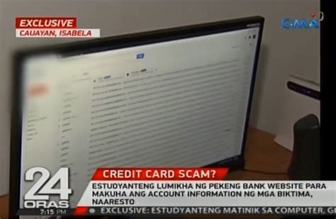 cauayan scandal|Student nabbed in Isabela in alleged credit card scam.